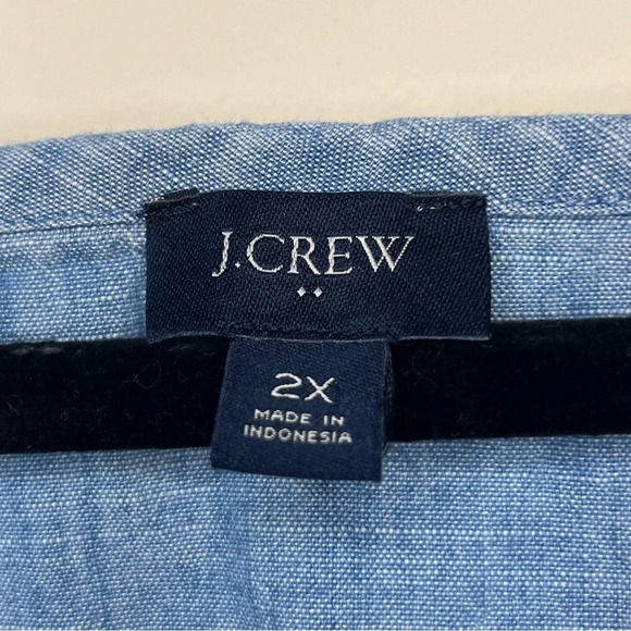J CREW Factory Set of 2 NWOT Ruffle Shoulder Longsleeve Blouses - Picture 5 of 14